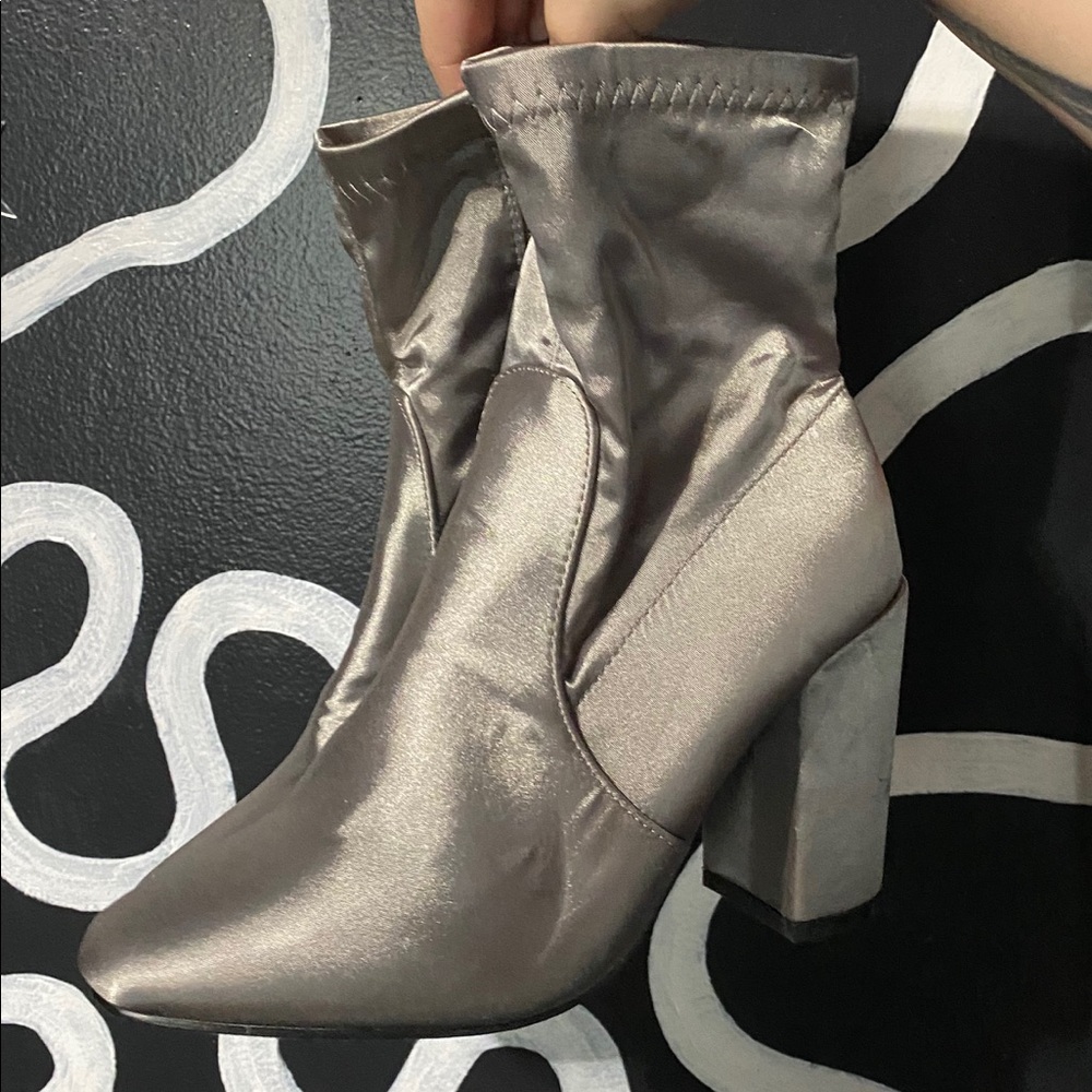 Silver boots!!